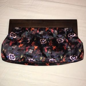 Satin ALDO oversized clutch